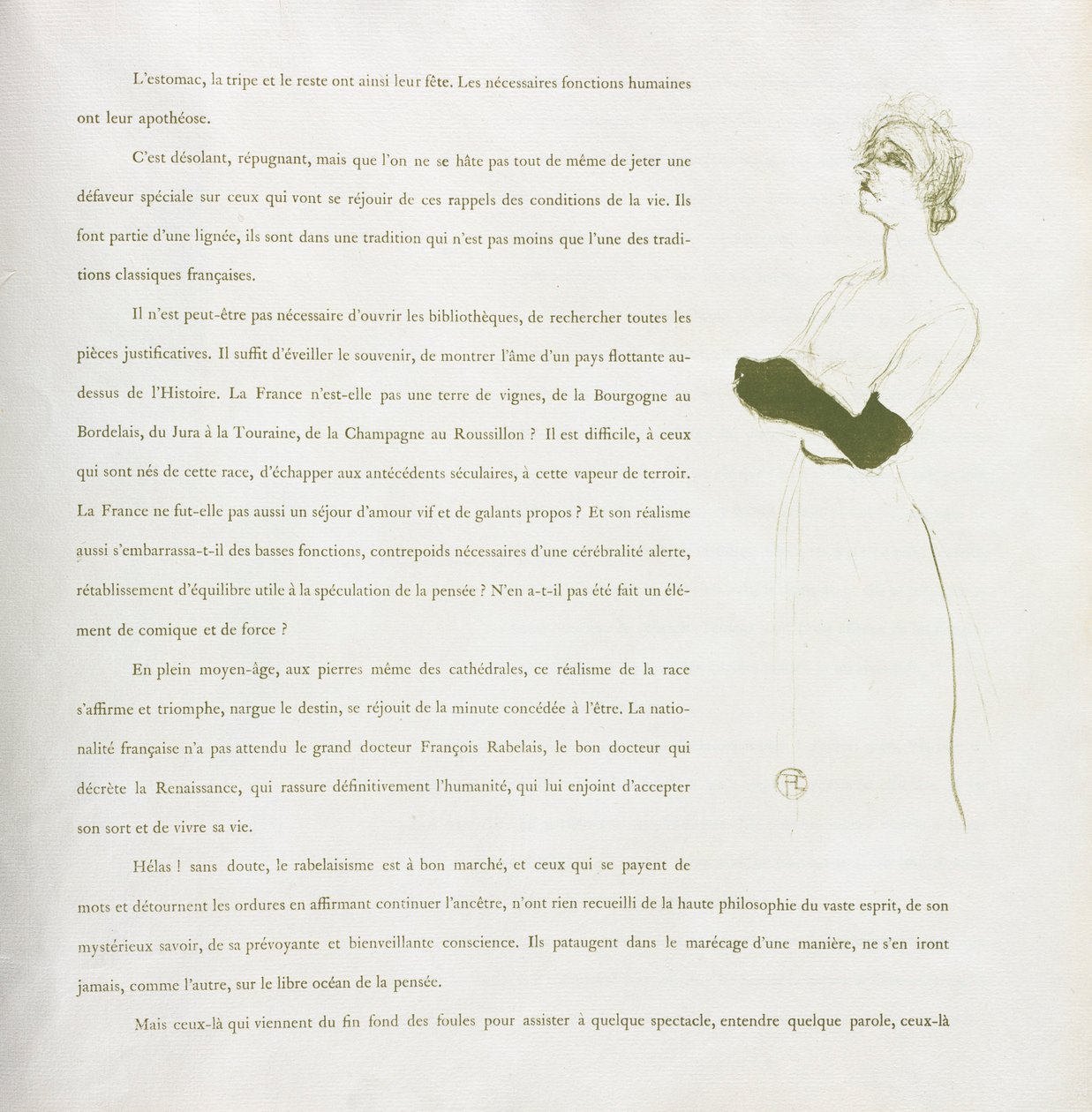 Yvette Guilbert-French Series: nr. 10, 1894. av Henri de Toulouse Lautrec