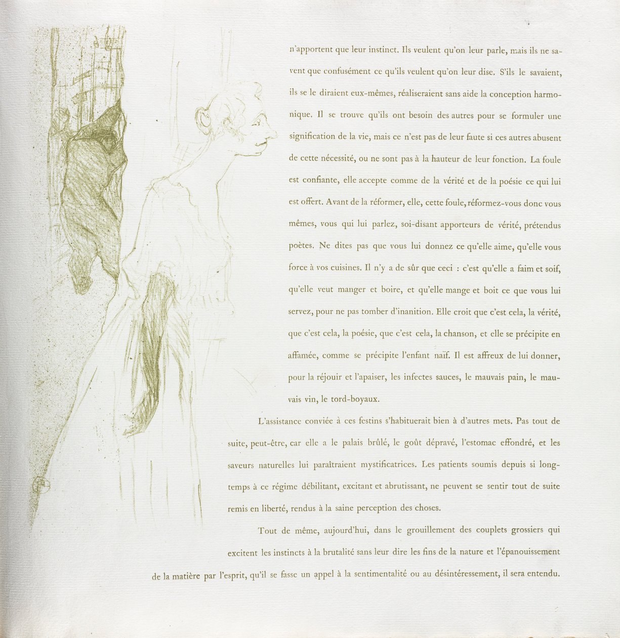 Yvette Guilbert-French Series: nr. 11, 1894. av Henri de Toulouse Lautrec