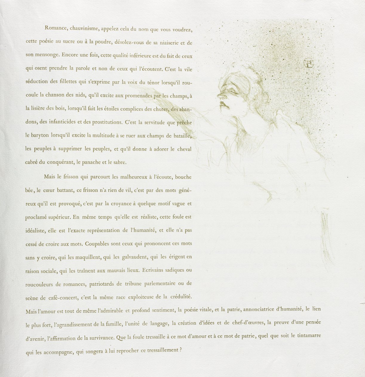 Yvette Guilbert-French Series: nr. 12 av Henri de Toulouse Lautrec