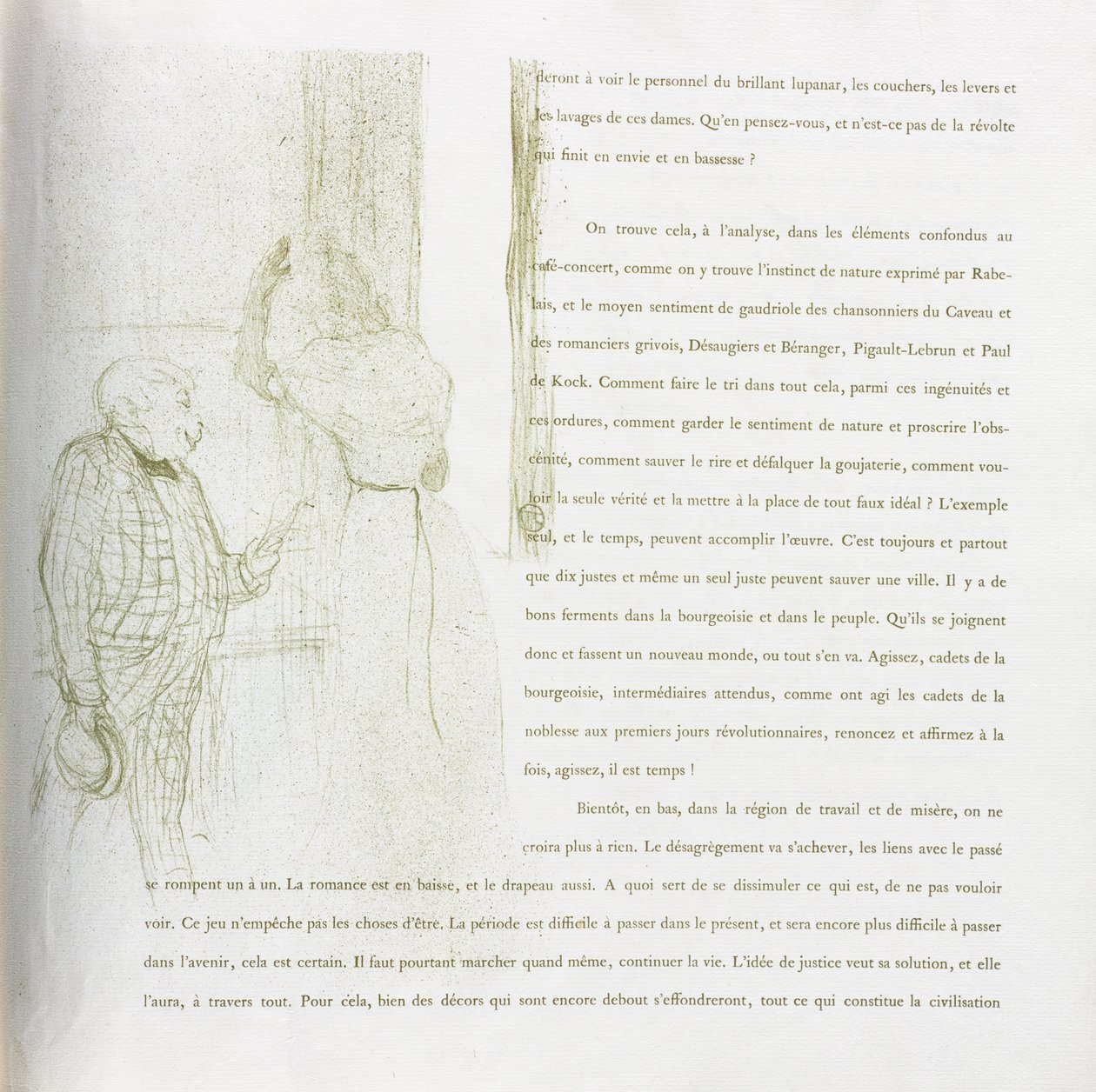Yvette Guilbert-French Series: nr. 15 av Henri de Toulouse Lautrec