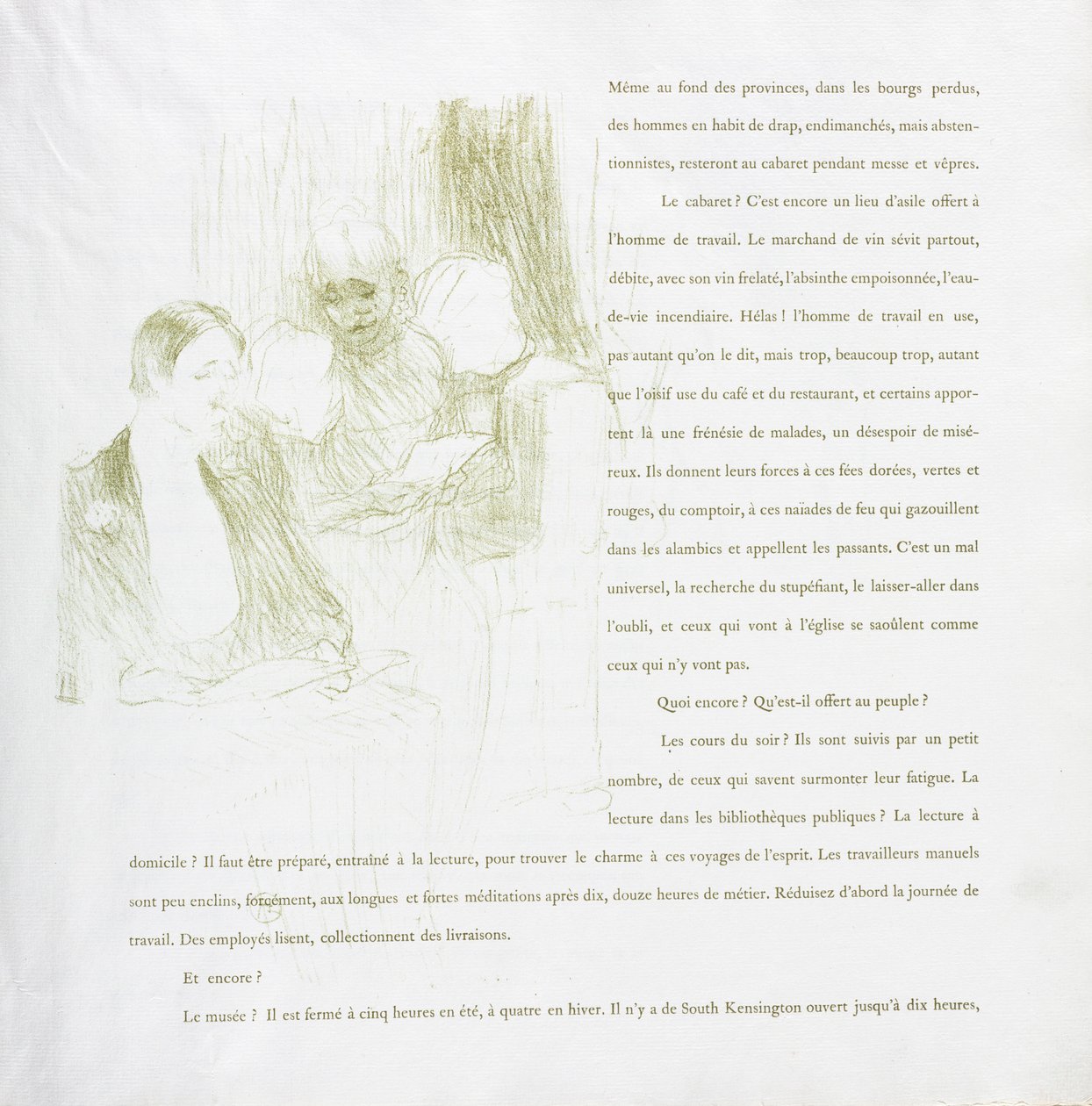 Yvette Guilbert-French Series: nr. 8, 1894. av Henri de Toulouse Lautrec