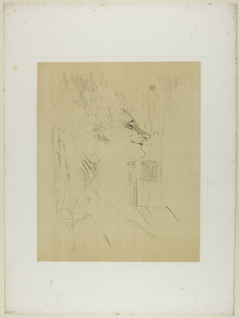 Yvette Guilbert—Soularde, fra Yvette Guilbert av Henri de Toulouse Lautrec