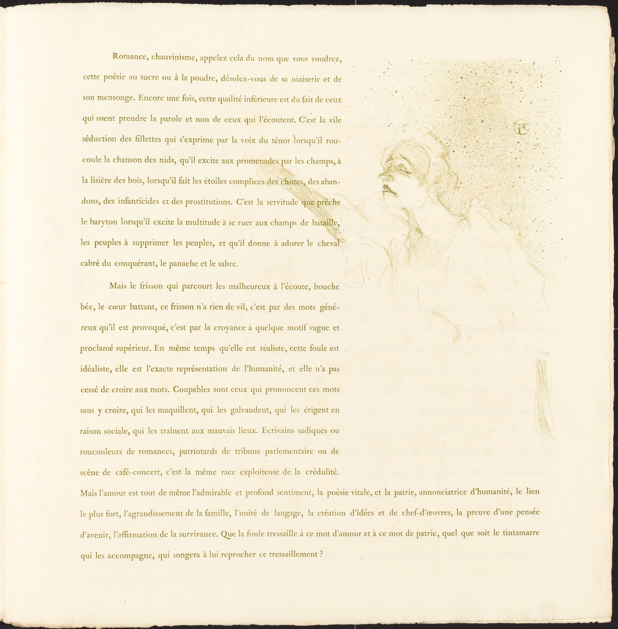 Yvette Guilbert av Henri de Toulouse Lautrec