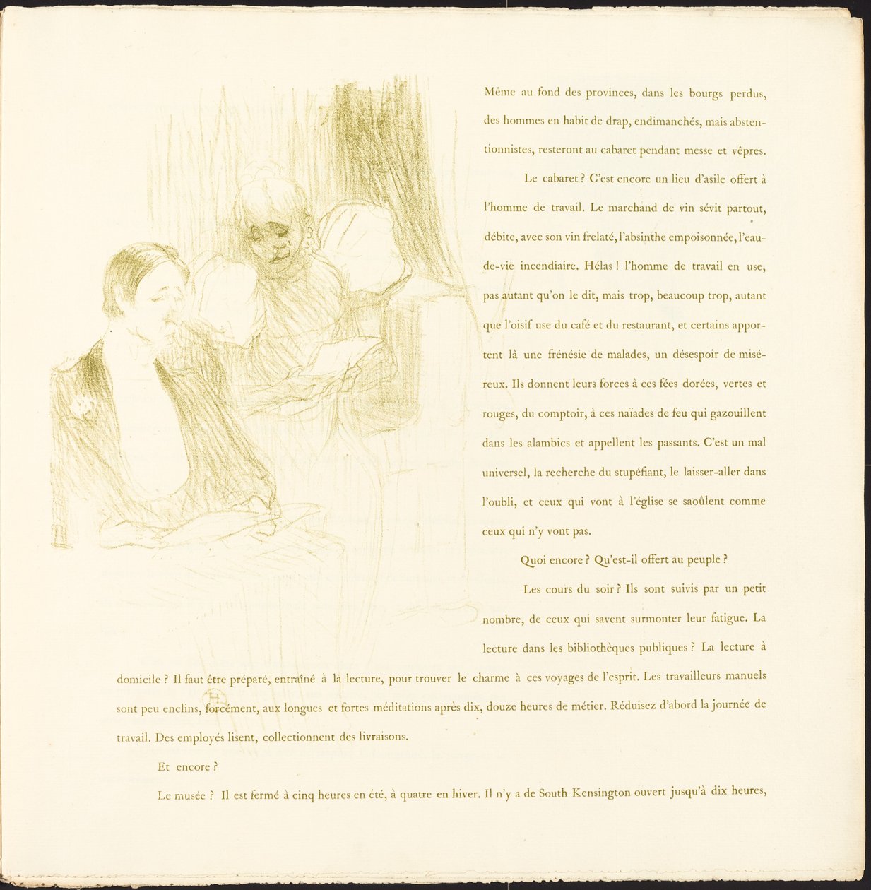 Yvette Guilbert av Henri de Toulouse Lautrec