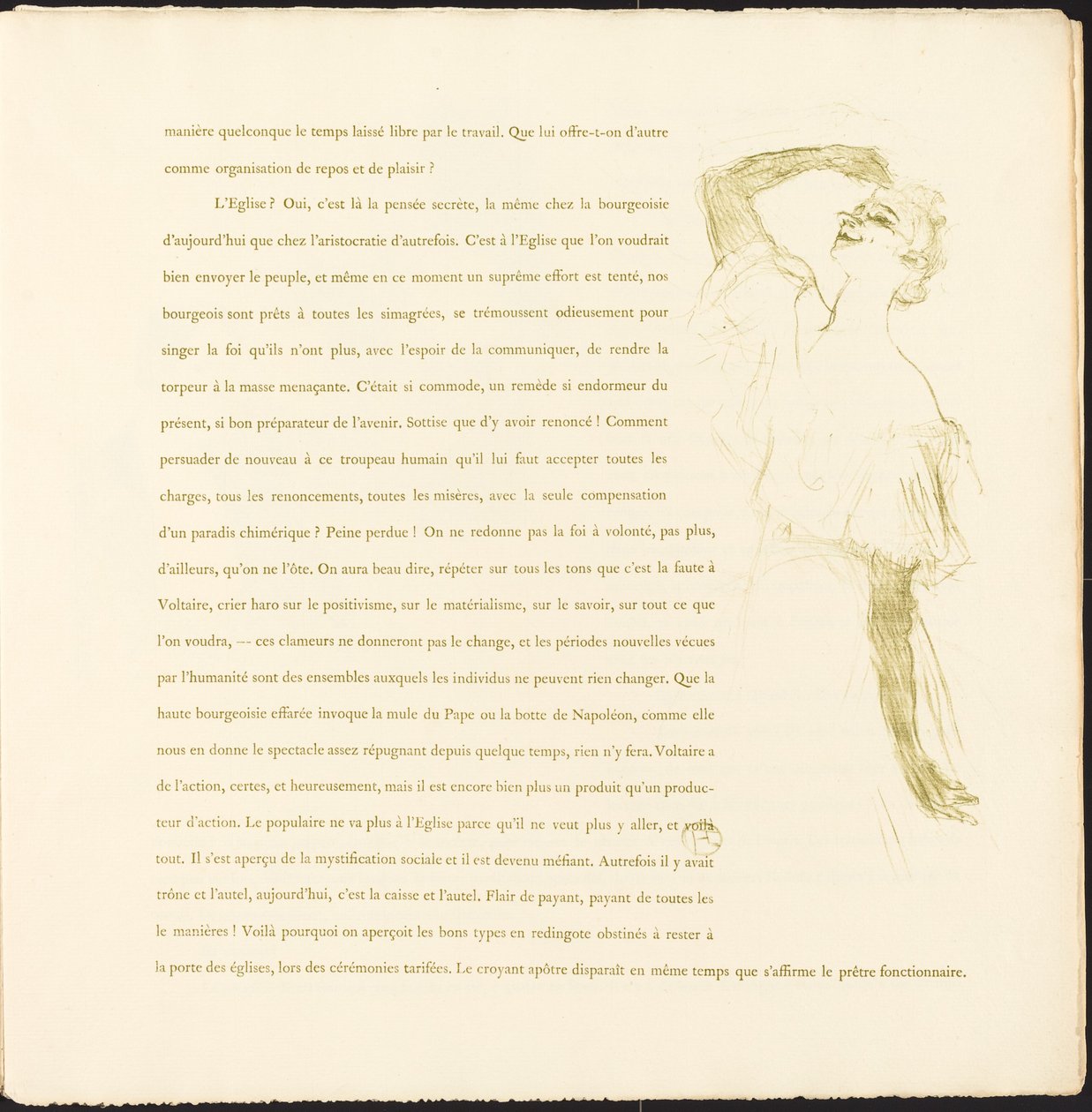 Yvette Guilbert av Henri de Toulouse Lautrec