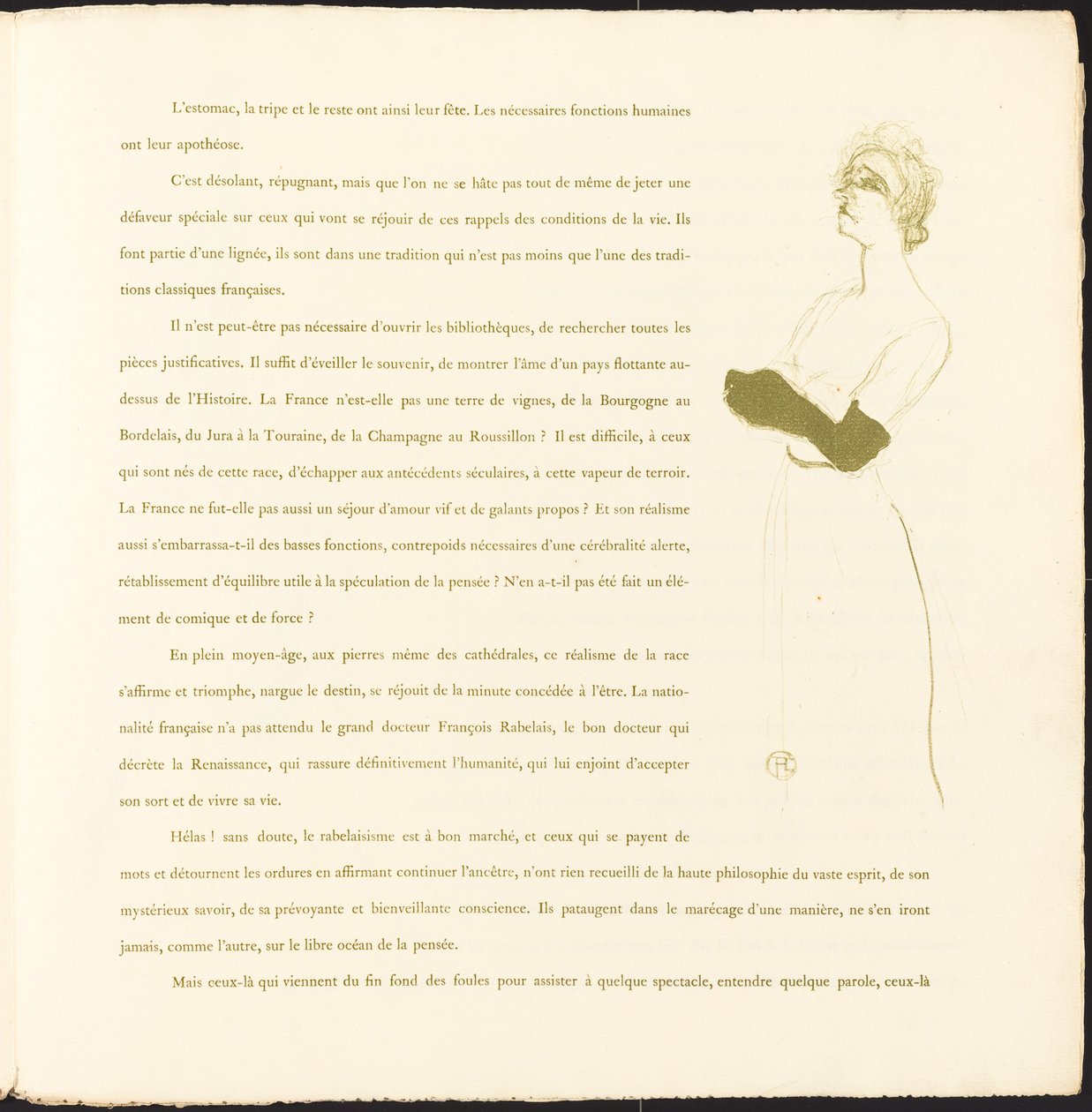 Yvette Guilbert av Henri de Toulouse Lautrec