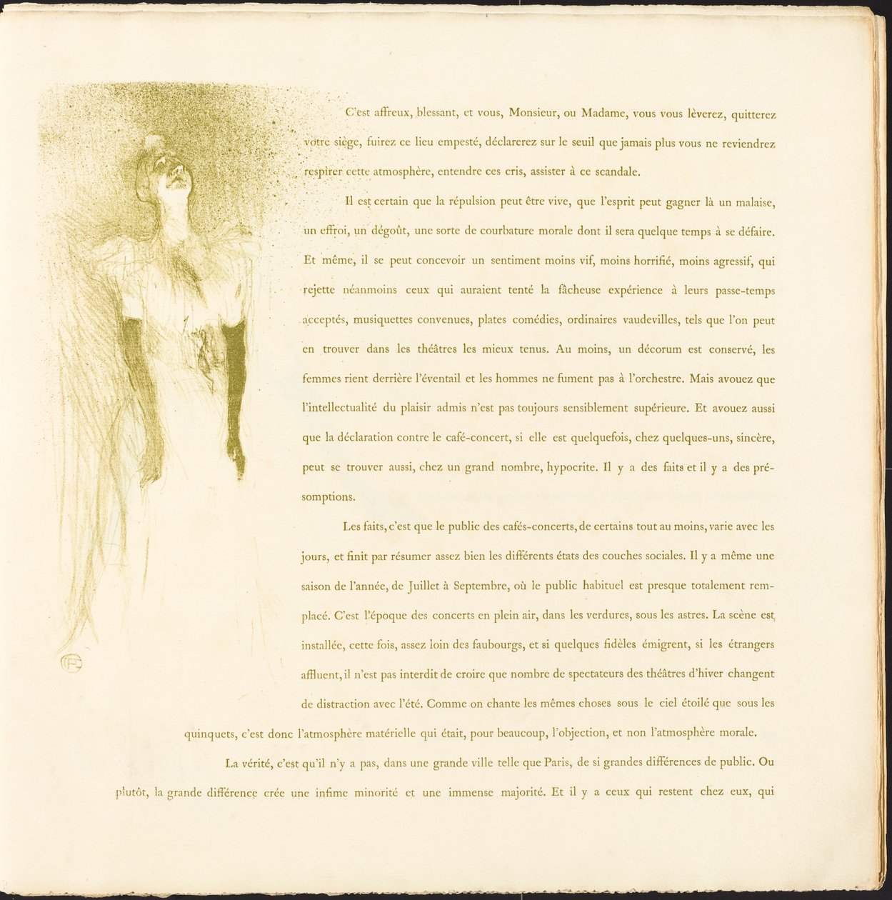 Yvette Guilbert av Henri de Toulouse Lautrec
