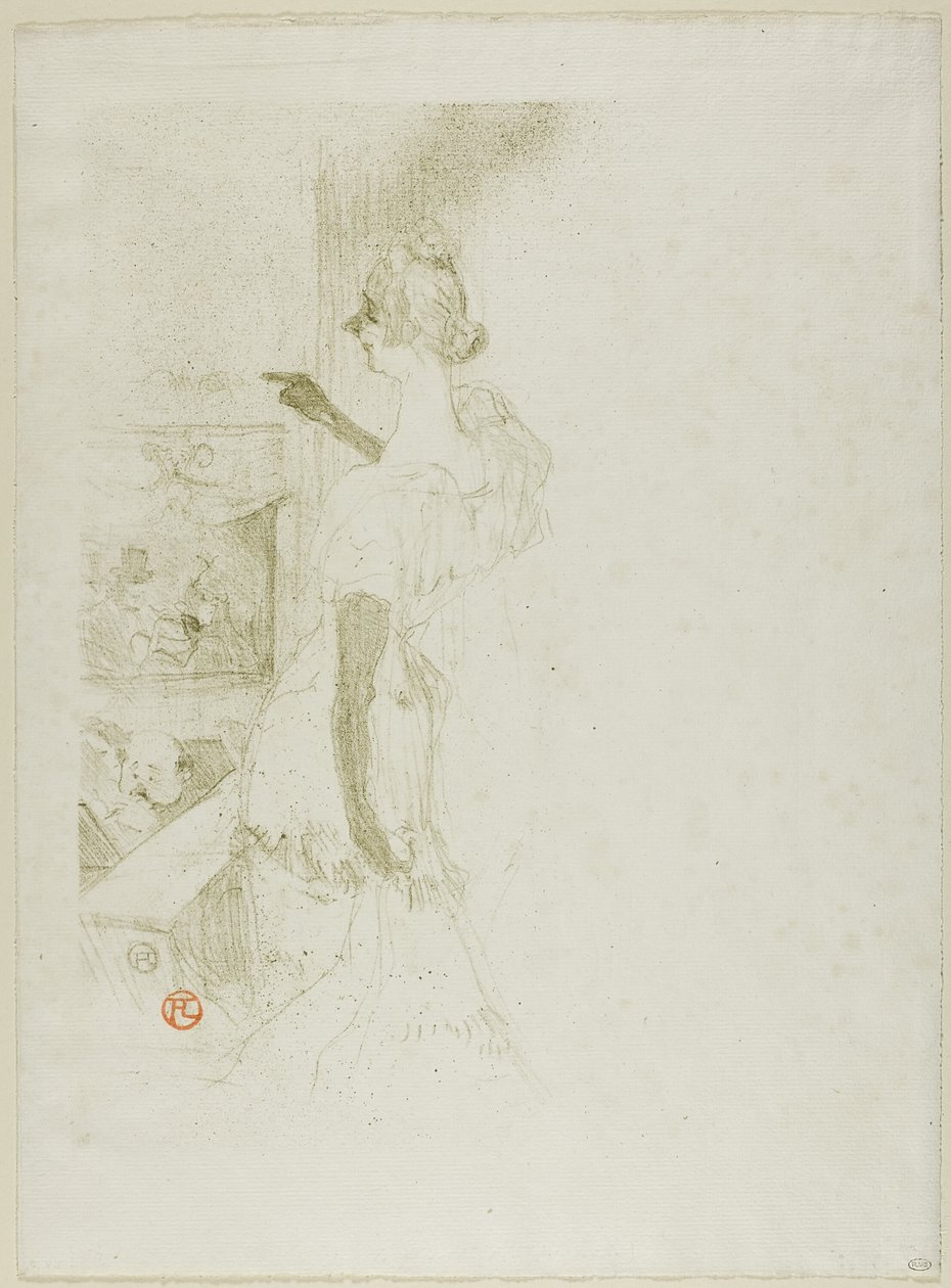 Yvette Guilbert av Henri de Toulouse Lautrec