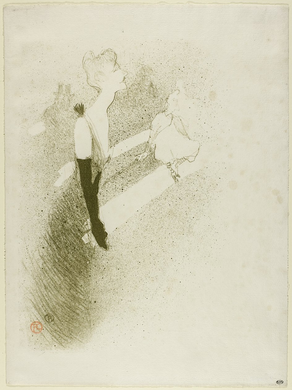 Yvette Guilbert av Henri de Toulouse Lautrec