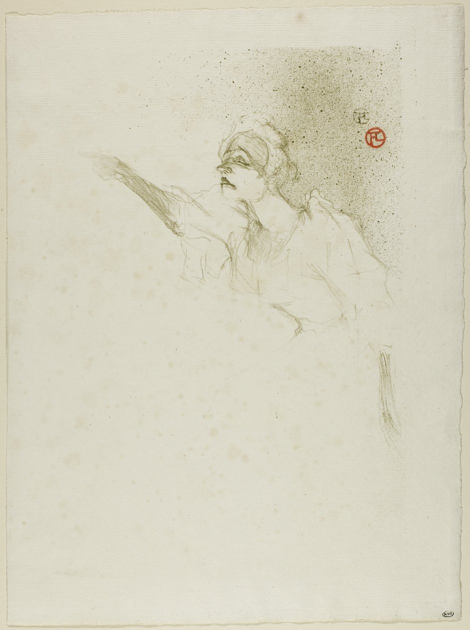 Yvette Guilbert av Henri de Toulouse Lautrec