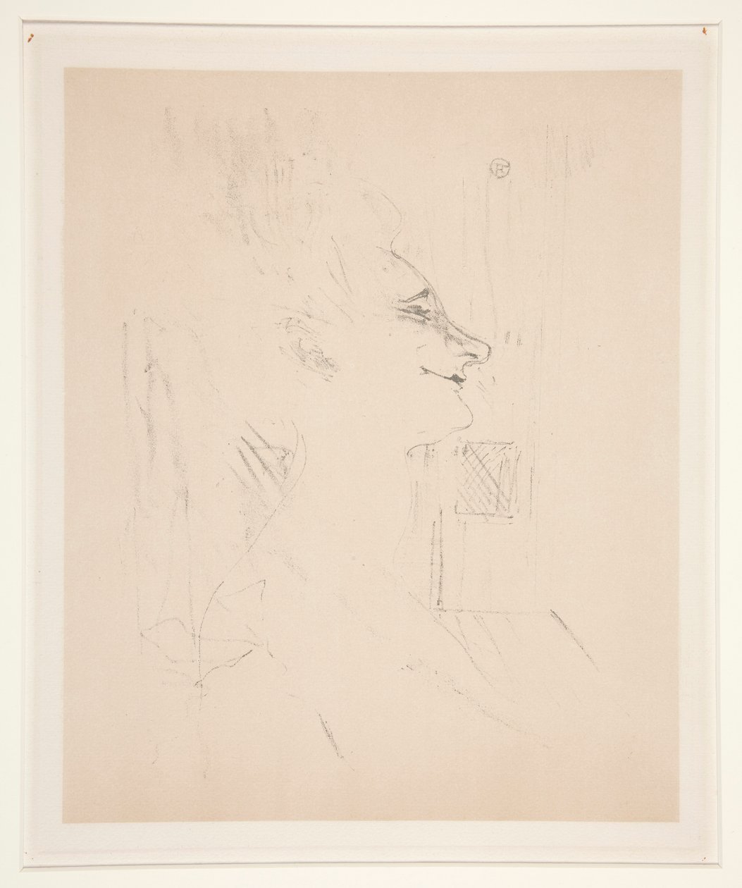 Yvette Guilbert, av Henri de Toulouse Lautrec