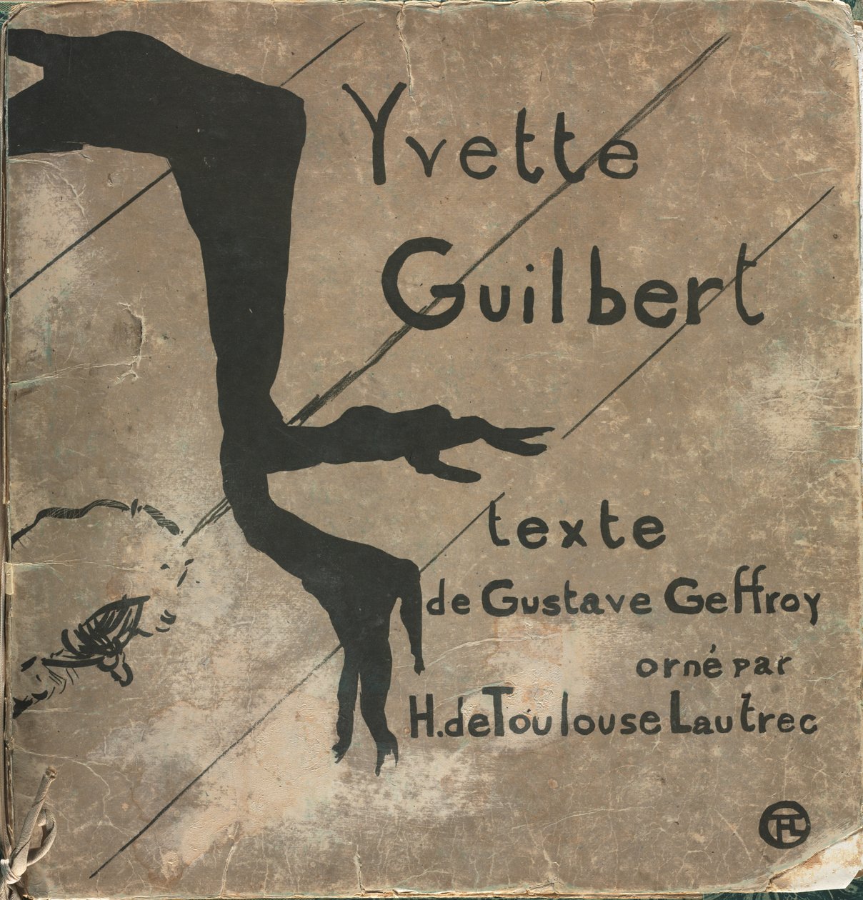 Yvette Guilbert - Fransk serie, 1894. av Henri de Toulouse Lautrec
