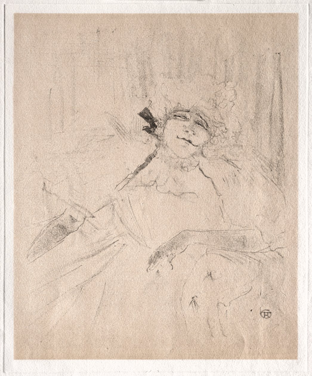 Yvette Guilbert: Gammel sang, 1898. av Henri de Toulouse Lautrec