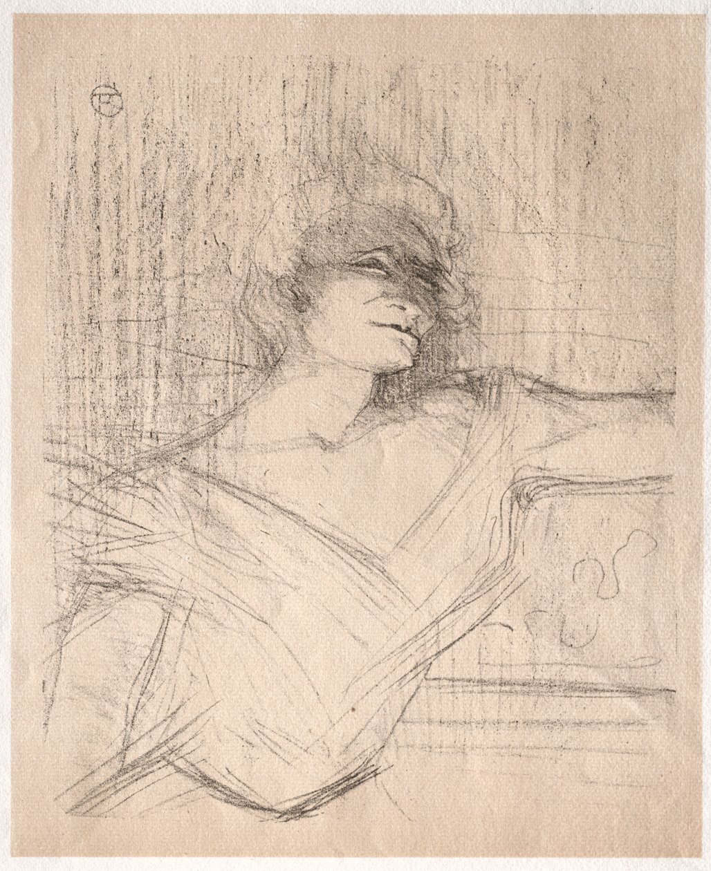 Yvette Guilbert: I limet, 1898. av Henri de Toulouse Lautrec