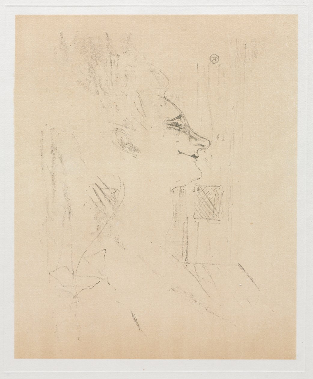 Yvette Guilbert beruset av Henri de Toulouse Lautrec