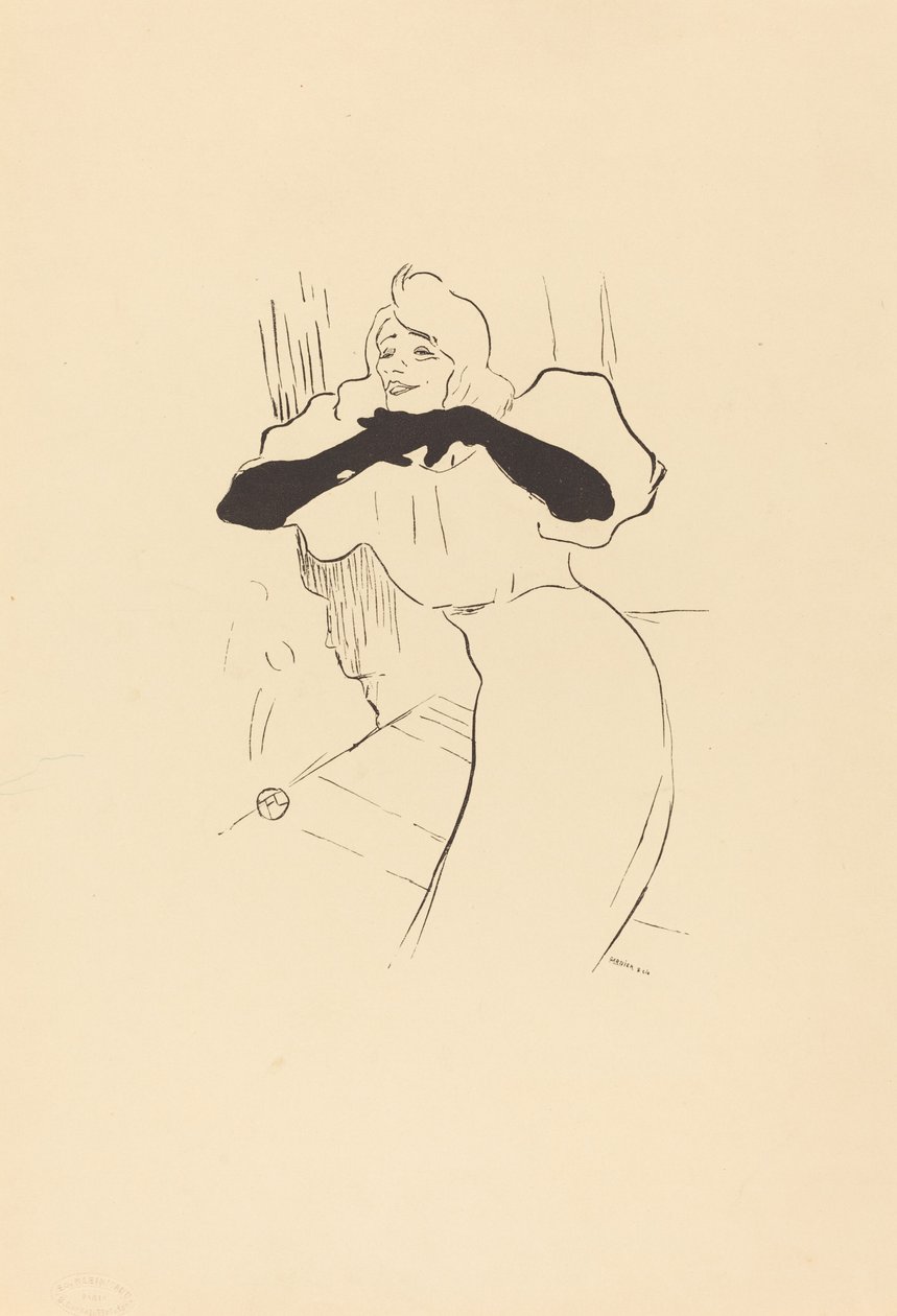Yvette Guilbert: Linger, Longer, Loo av Henri de Toulouse Lautrec