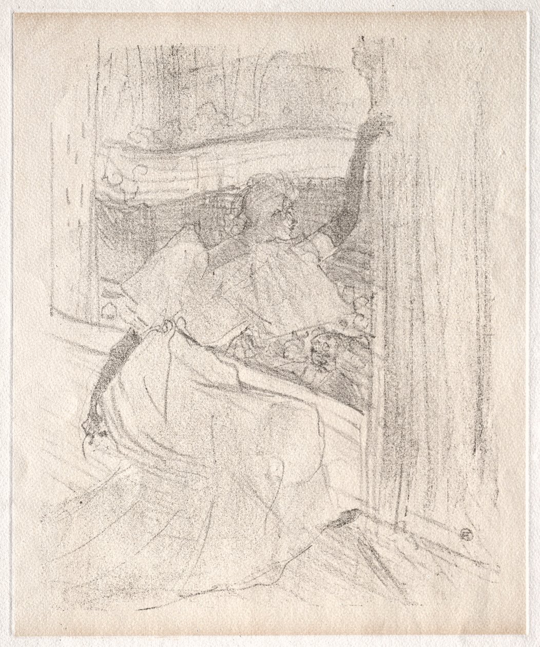 Yvette Guilbert: Saluting the Audience, 1898. av Henri de Toulouse Lautrec