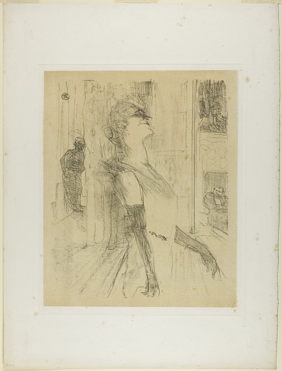 Yvette Guilbert på Scenen, fra Yvette Guilbert av Henri de Toulouse Lautrec
