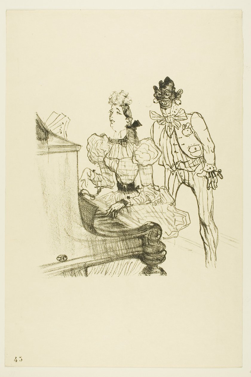Zamboula-Polka av Henri de Toulouse Lautrec
