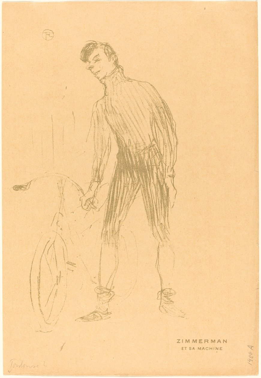 Zimmerman og en maskin Zimmerman and His Machine, 1895. av Henri de Toulouse Lautrec