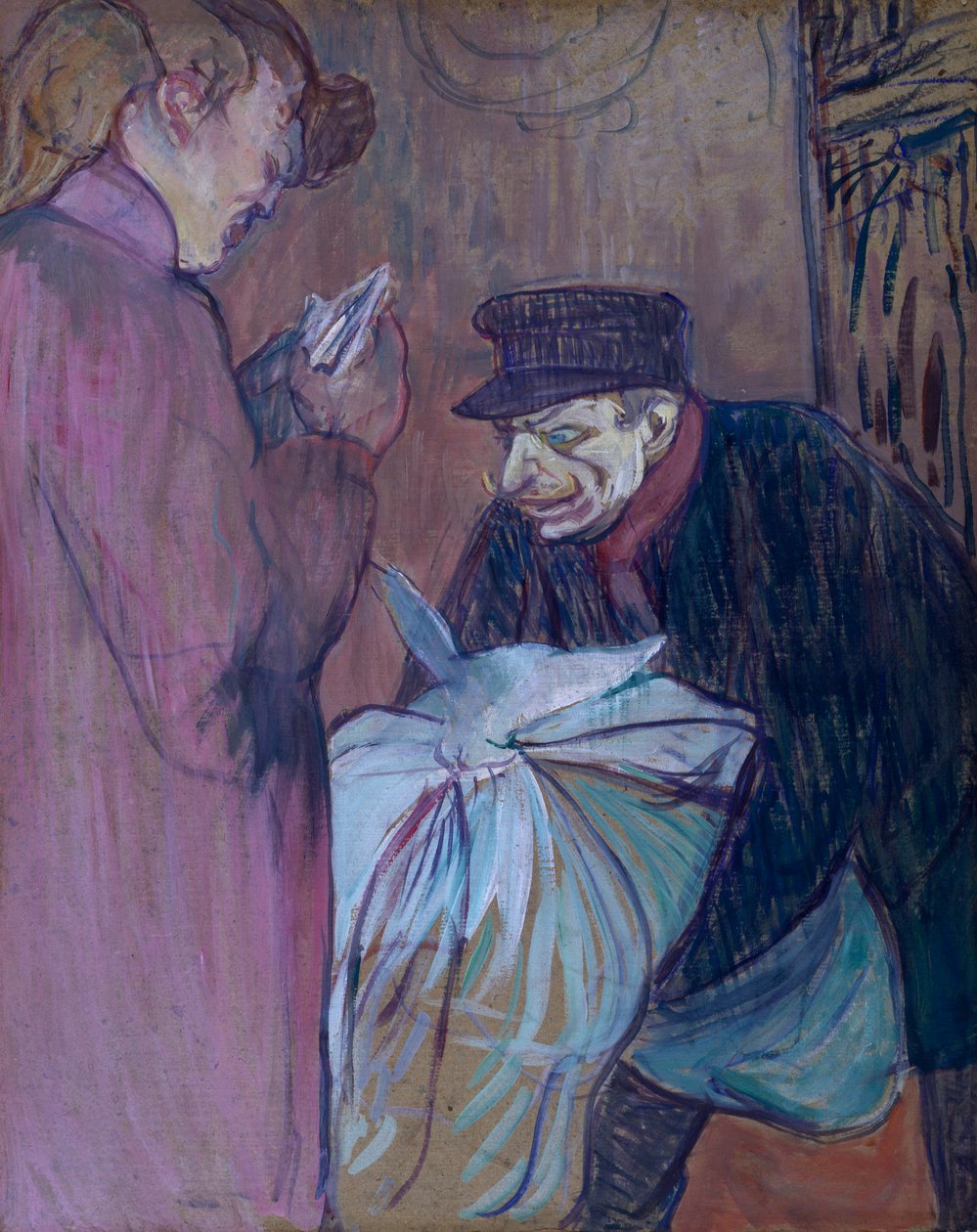 bordellvasker av Henri de Toulouse Lautrec