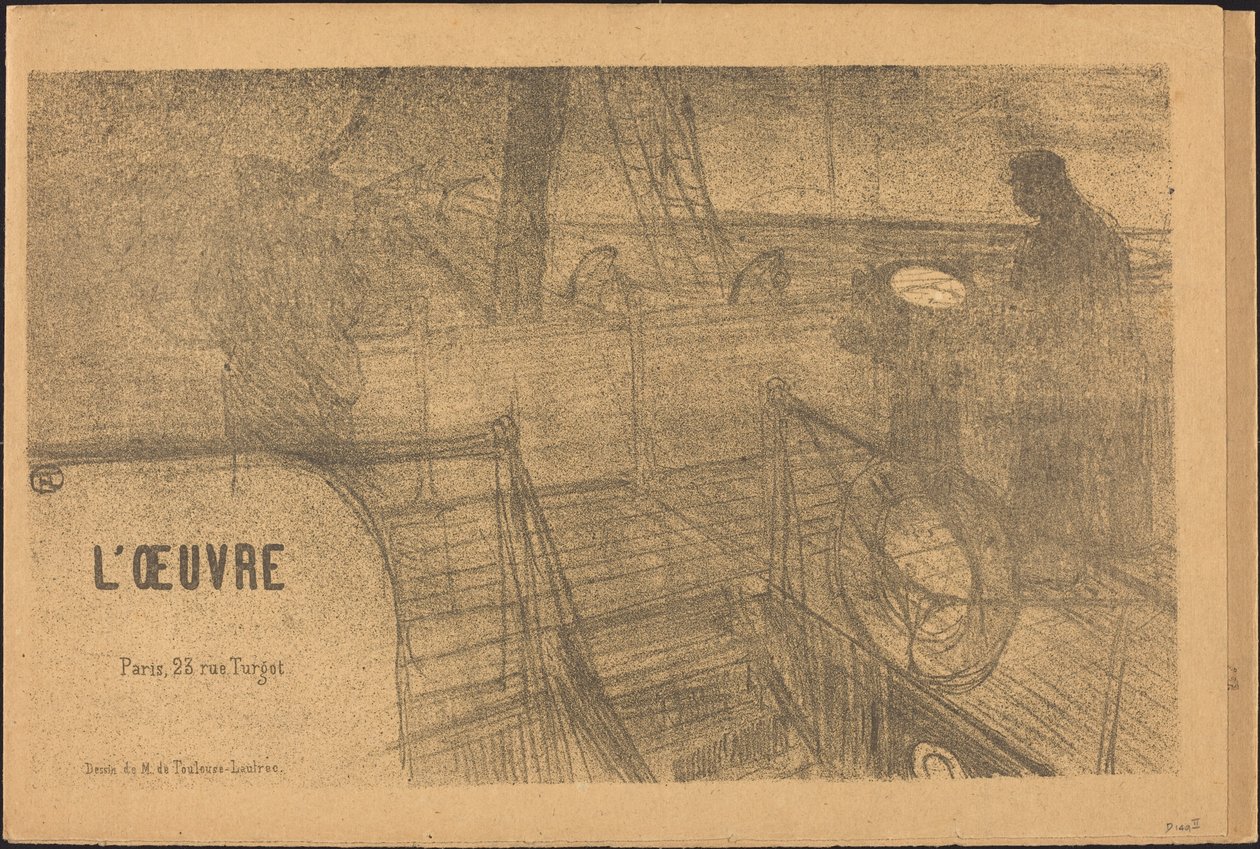 Prospekt Program for arbeidet av Henri de Toulouse Lautrec, Félix Vallotton, Antonio