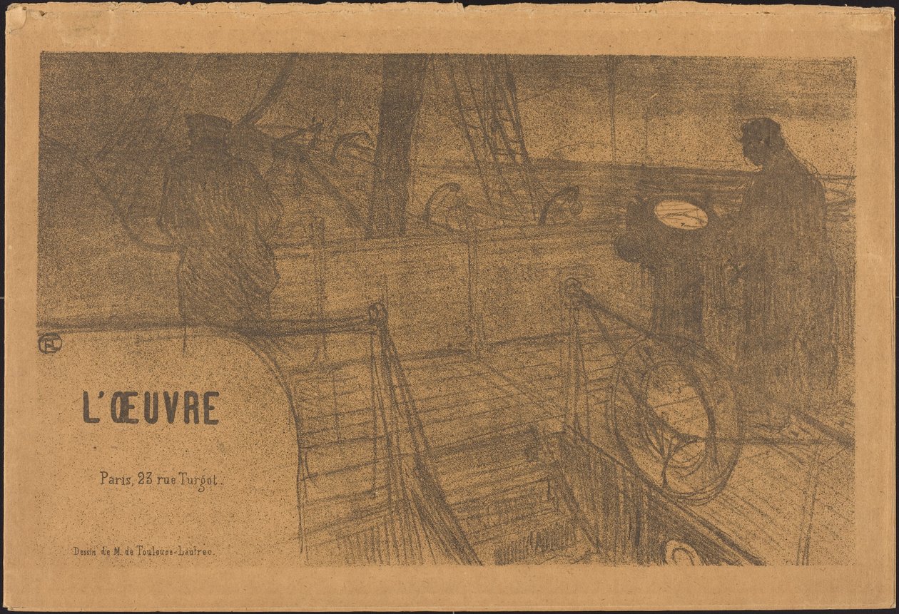 Prospekt Program for arbeidet av Henri de Toulouse Lautrec, Félix Vallotton, Antonio