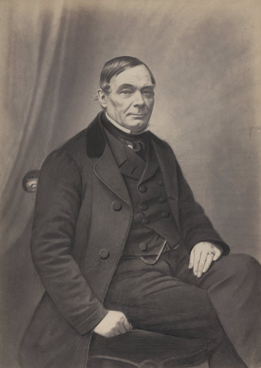 Germain Etienne Coubard d'Aulnay bokstavenes mann (1804-1863), 39 boulevard des Capucines Paris i 1835 av Henri de la Blanchere