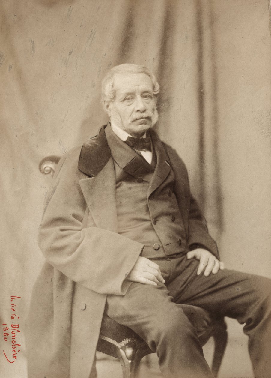 Mist, fotografi av Henri de la Blanchere (1821-1880), 39 boulevard des Capucines Paris i 1839 (s/hvitt foto) av Henri de la Blanchere