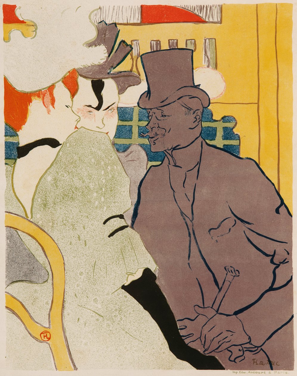 Engelskmannen ved Moulin Rouge av Henri de Toulouse Lautrec