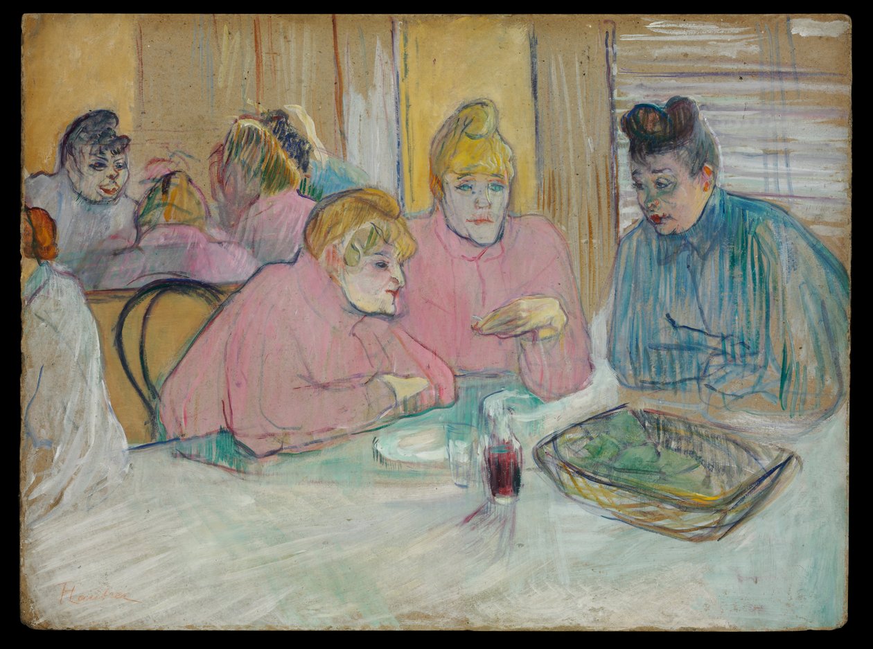 Damene i spisesalen av Henri de Toulouse Lautrec