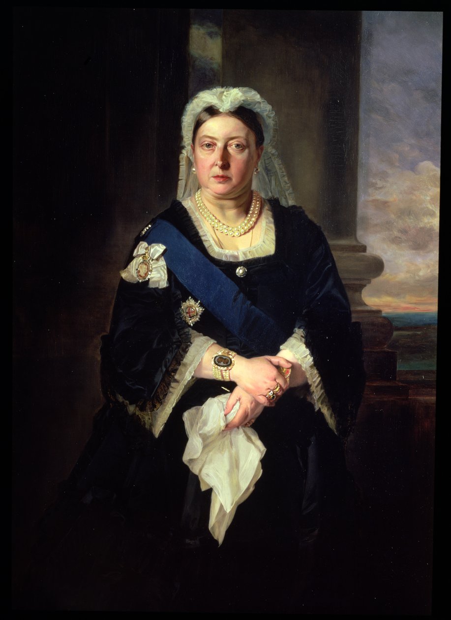 Dronning Victoria (1819-1901) etter baron Heinrich von Angeli (1840-1925) av Henrietta Mary Ward