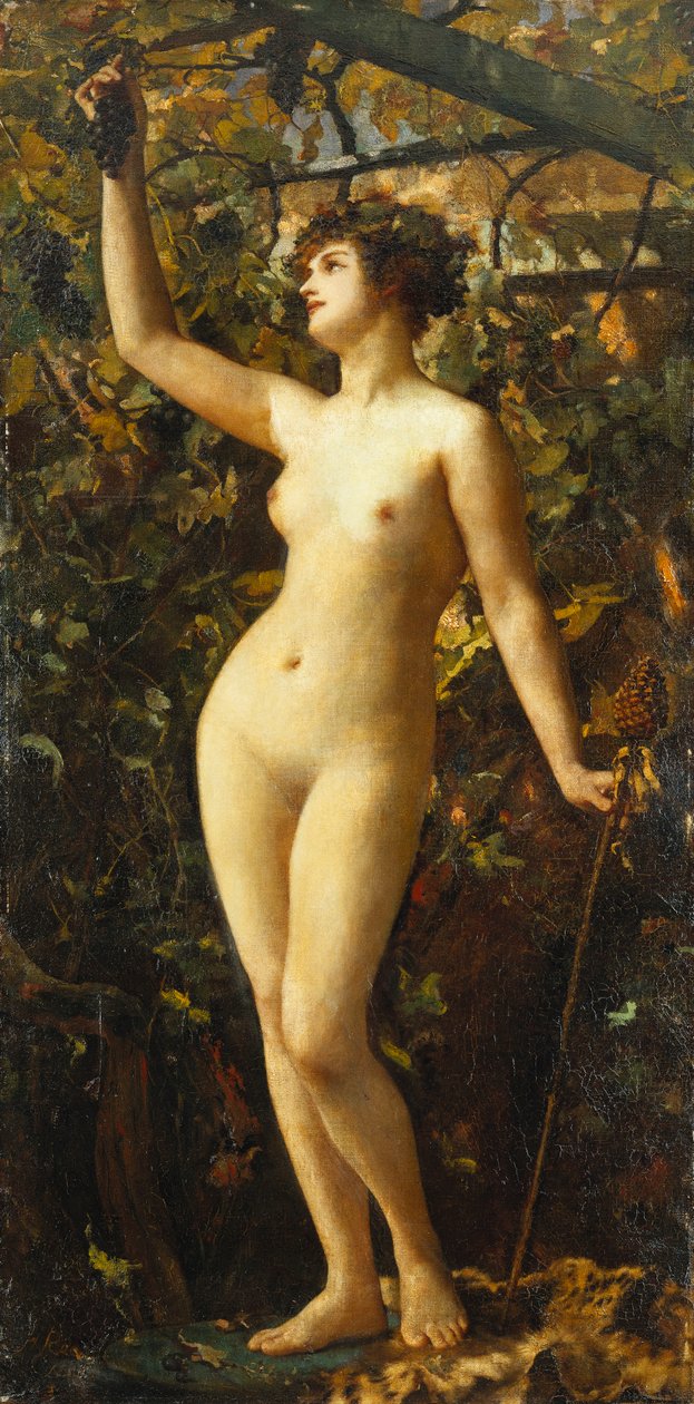 Til Bacchant, 1885 av Henrietta Rae
