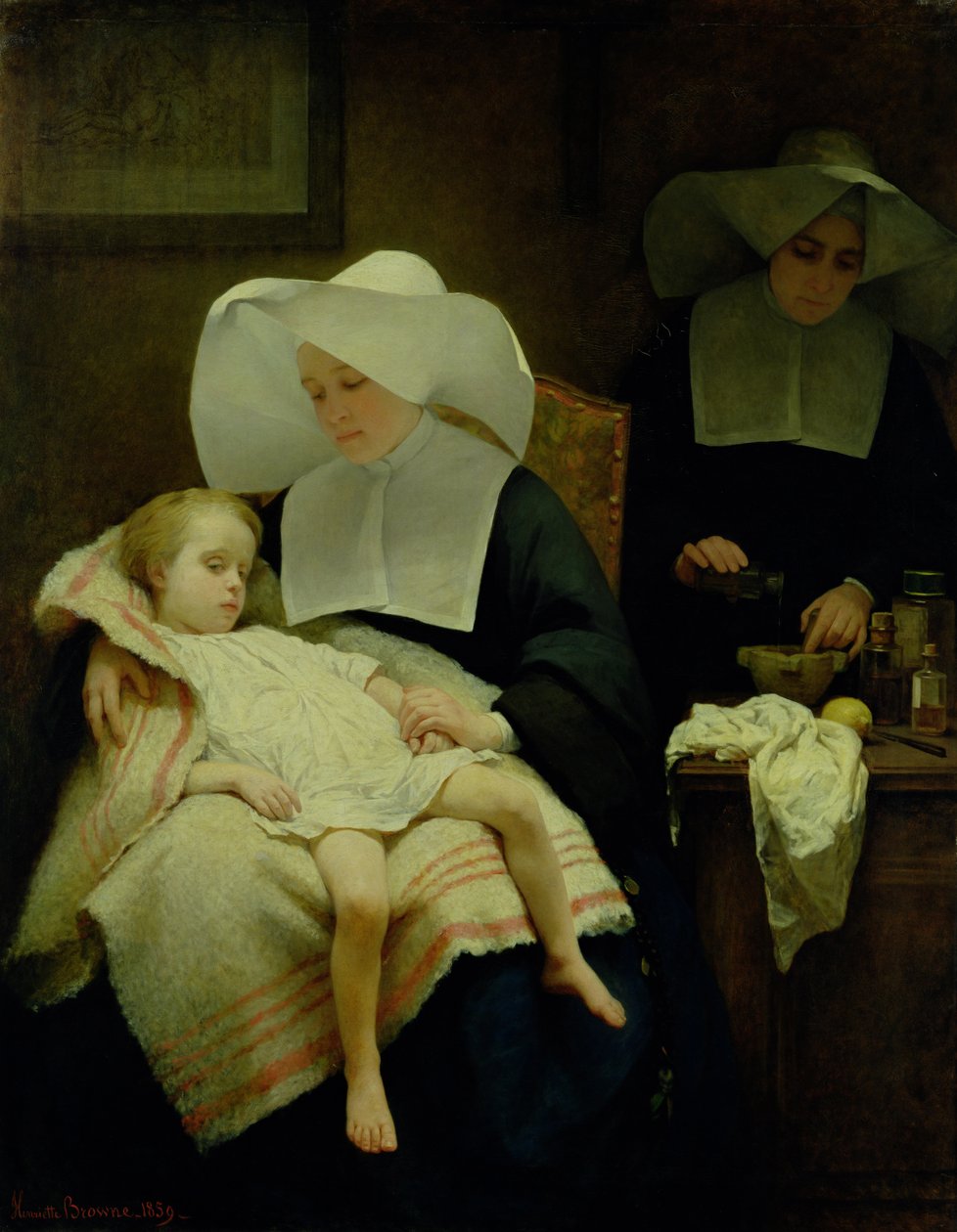 The Sisters of Mercy, 1859 av Henriette Browne