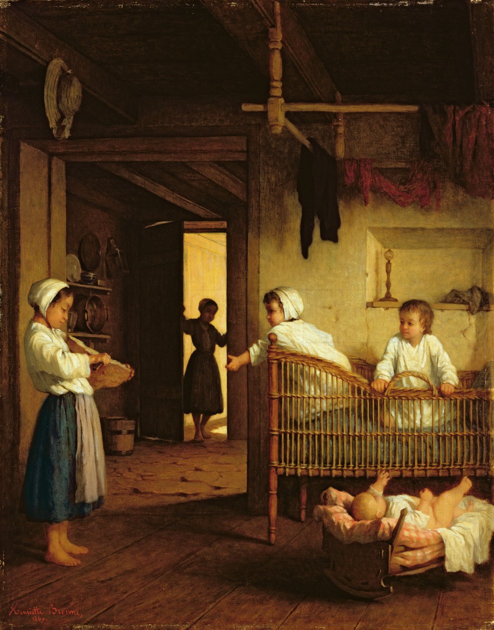 Oppdragelse, 1867 av Henriette Browne
