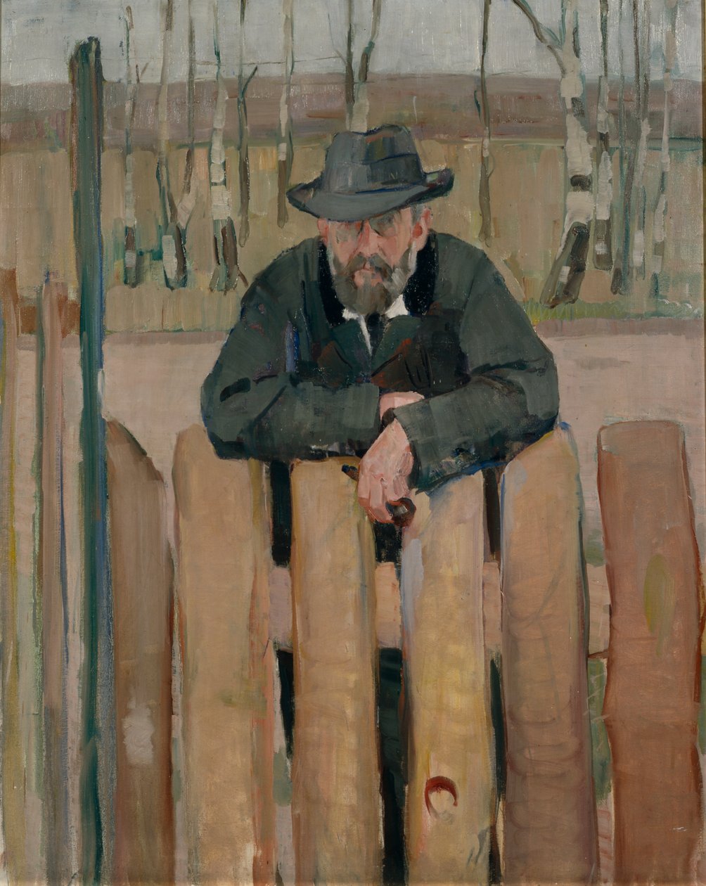 Portrett av Hans Jaeger (olje på lerret) av Henrik Lund