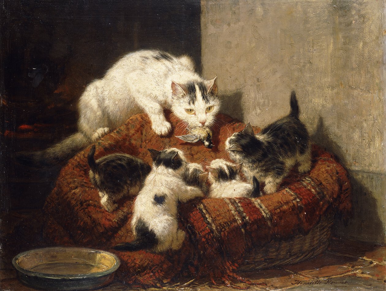 En fjærkledd gave, av Henriëtte Ronner Knip