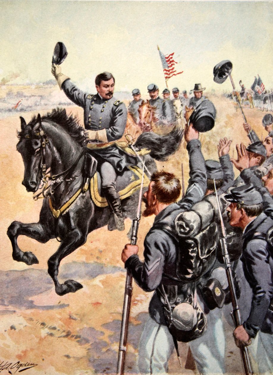 General McClellan i slaget ved Antietam, 17. september 1862 av Henry Alexander Ogden