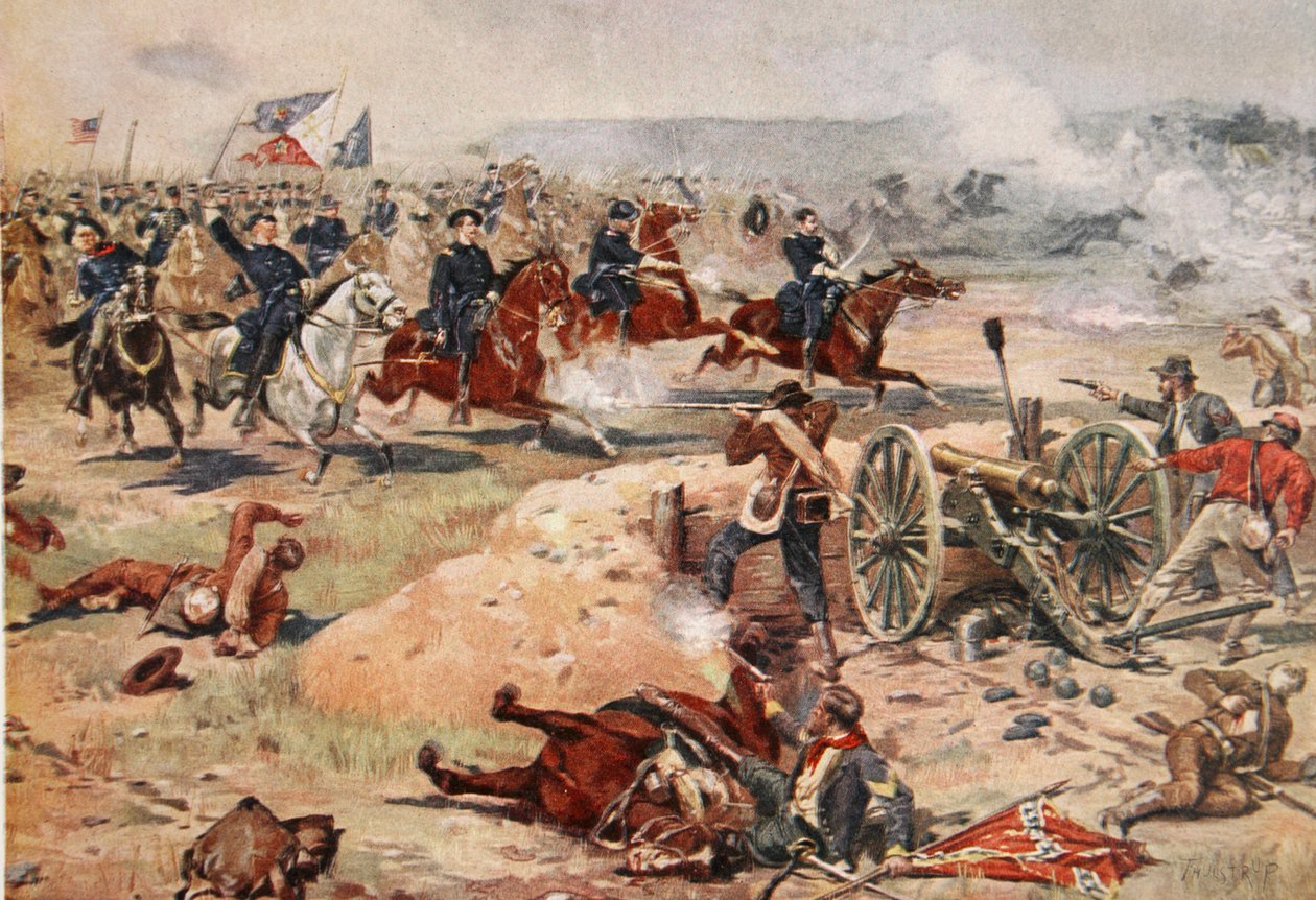 General Sheridans siste anklage i Winchester, 19. september 1864 av Henry Alexander Ogden