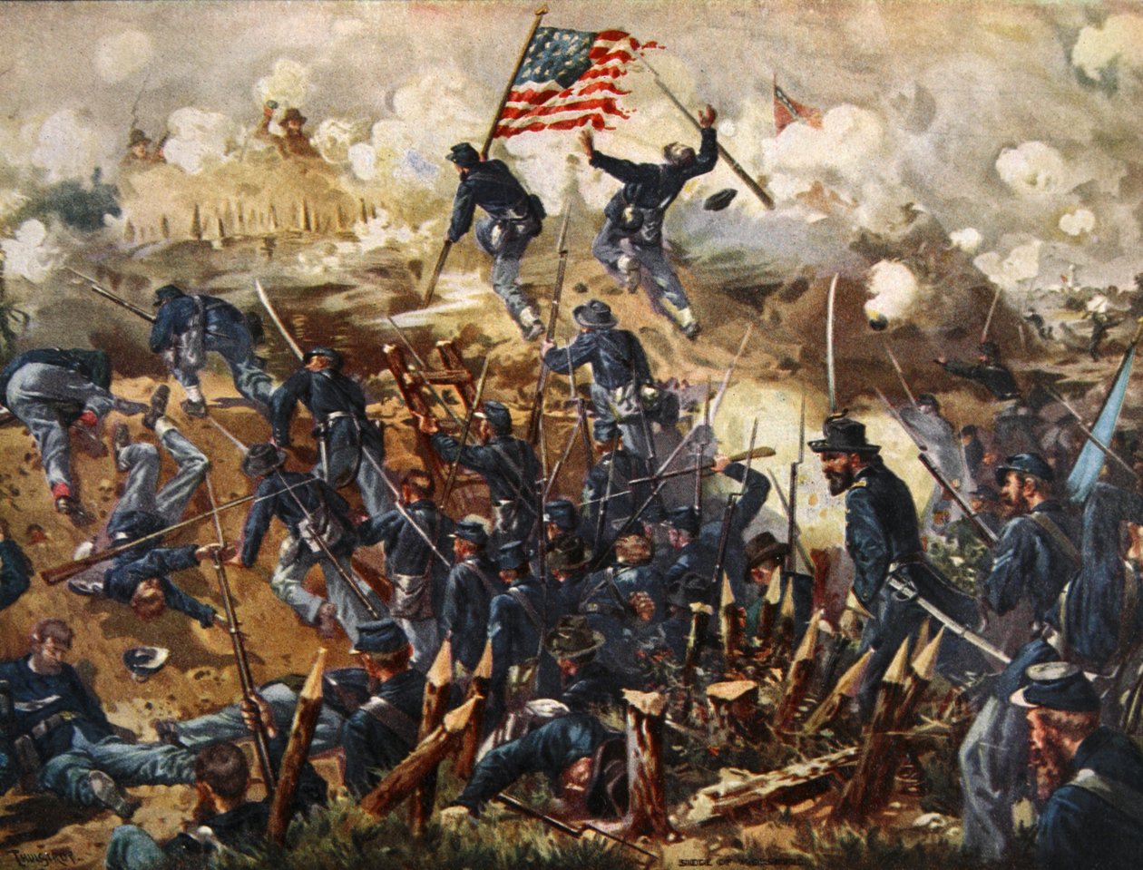 Beleiringen av Vicksburg, 18. mai - 4. juli 1863; av Henry Alexander Ogden