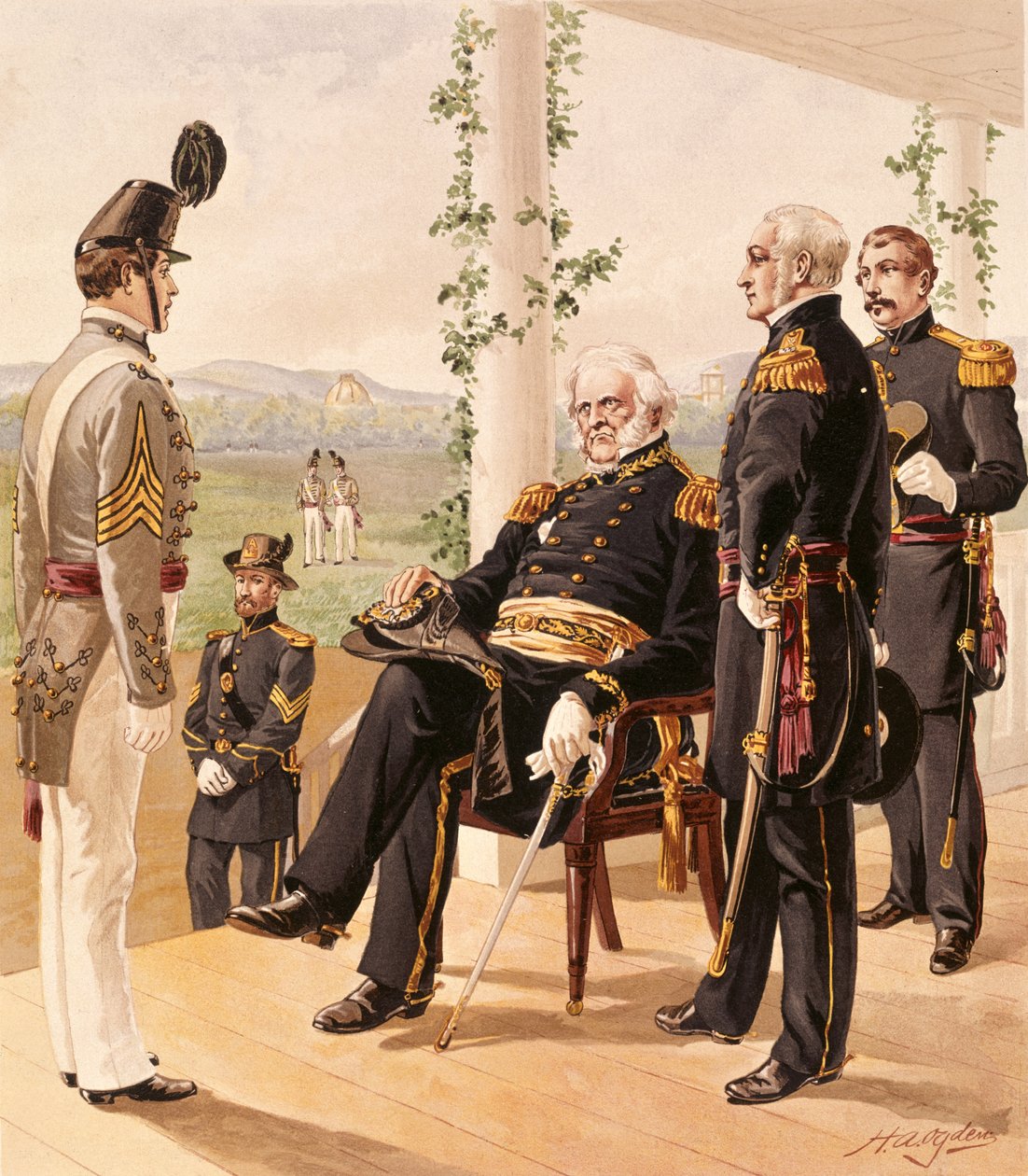 Uniformer of the American Army, 1858-61, utgitt av G.H. Buek and Company, 1885 av Henry Alexander Ogden