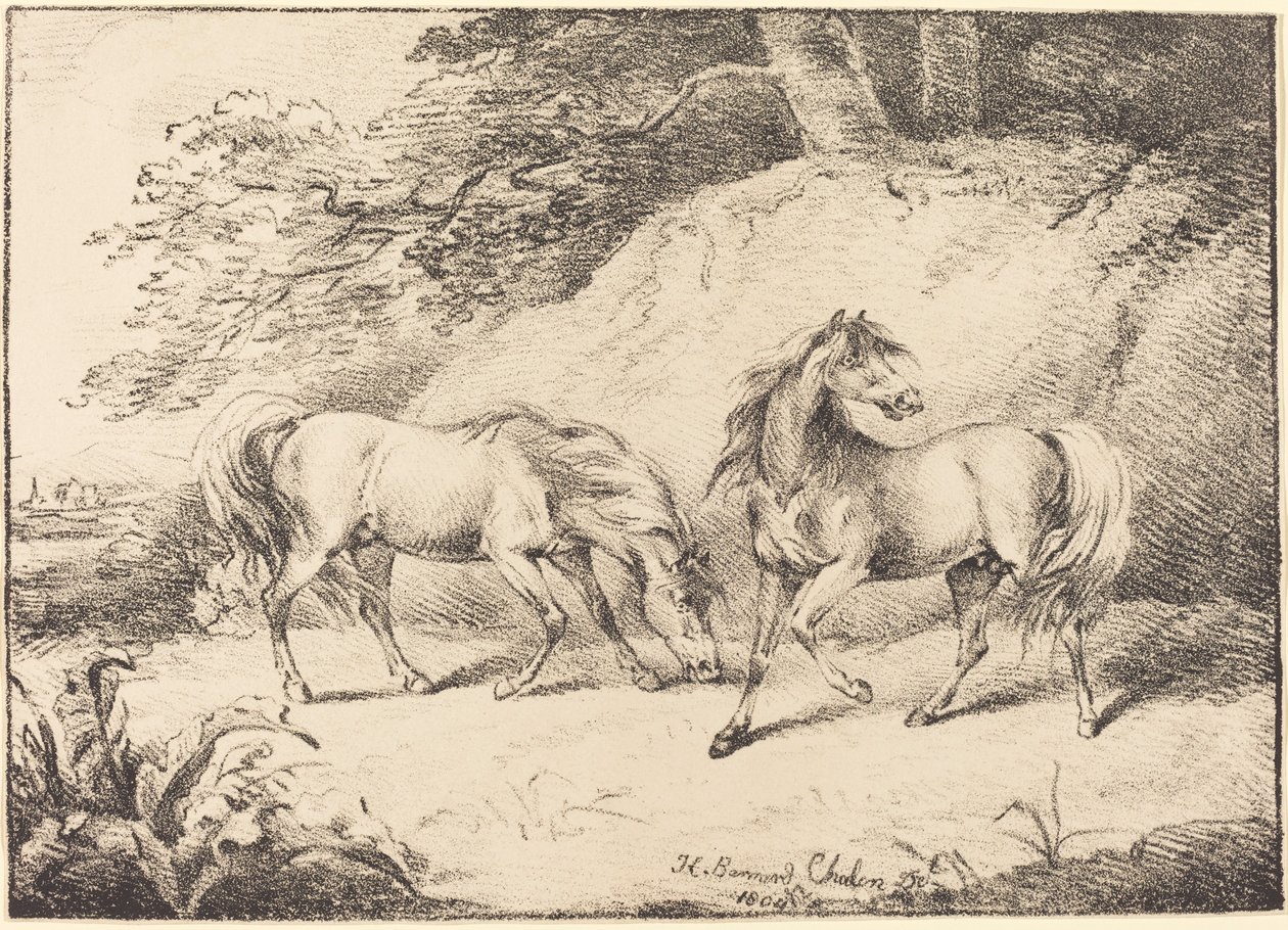 Ville hester av Henry Bernard Chalon