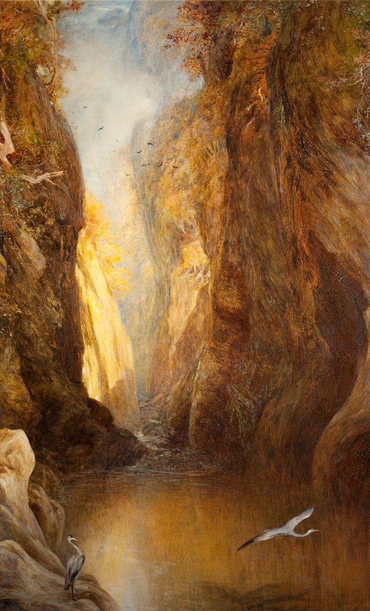 The Fairy Glen, Bettws-y-Coed av Henry Clarence Whaite