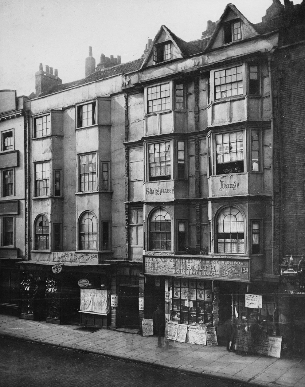 134 Aldersgate Street, ca. 1879 av Henry Dixon