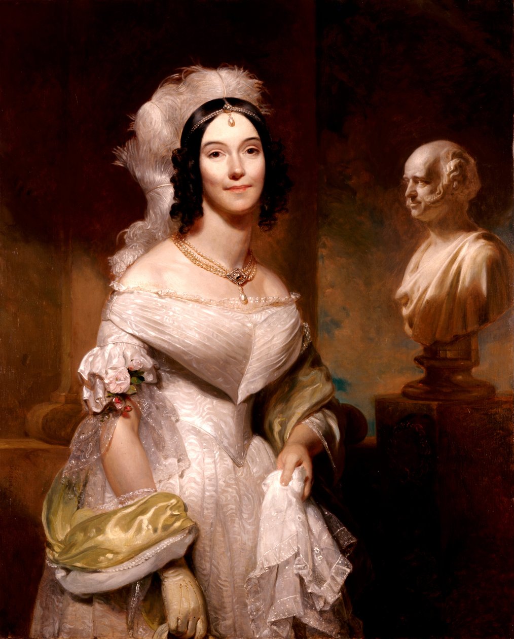 Angelica Singleton Van Buren (Mrs. Abraham Van Buren) av Henry Inman