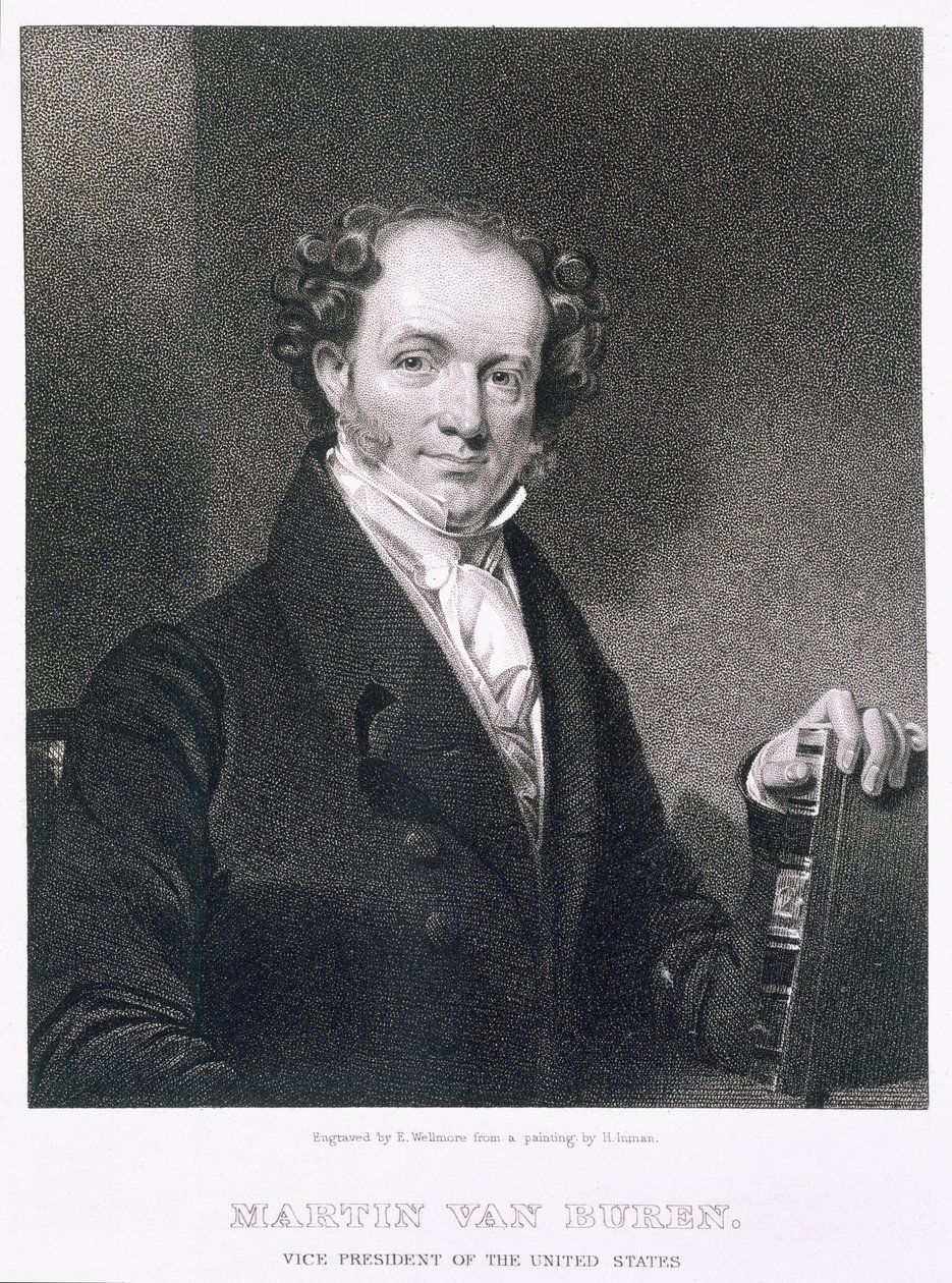 Martin Van Buren, gravert av E. Wellmore av Henry Inman