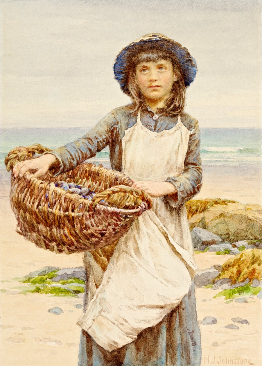 Blåskjellsamleren av Henry James Johnstone