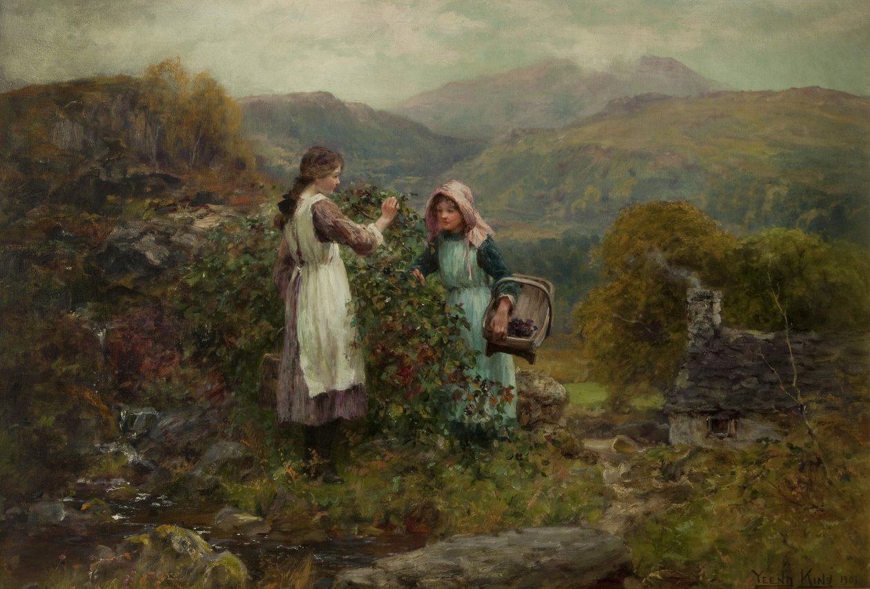 Blackberry-samlere av Henry John Yeend King