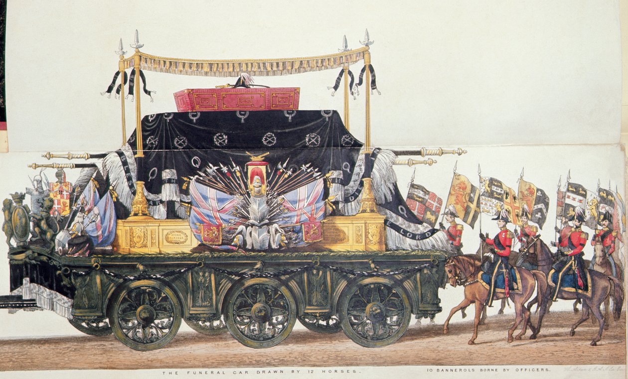 Begravelsesbil til hertugen av Wellington, 1853 av George Augustus Sala