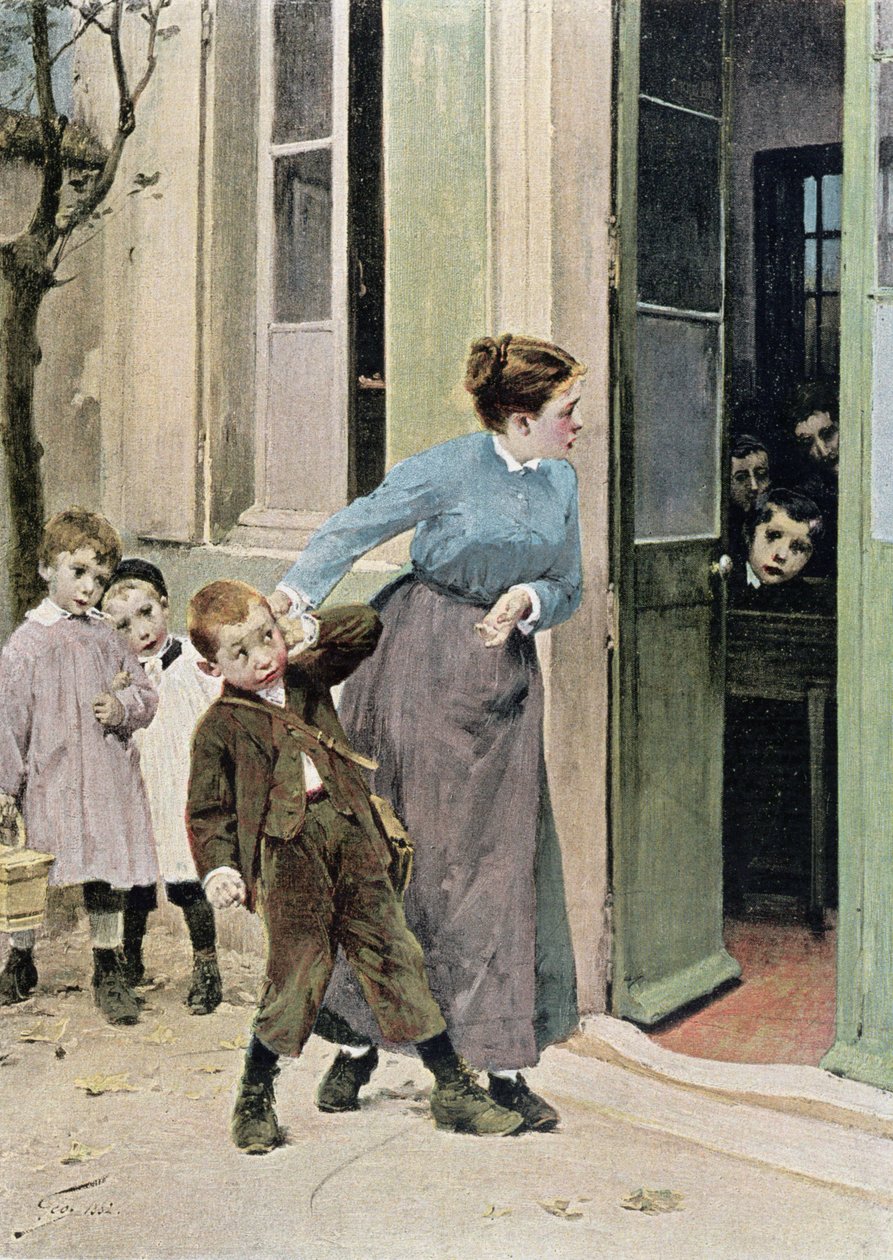 Obligatorisk utdanning, 1882 av Henri Jules Jean Geoffroy